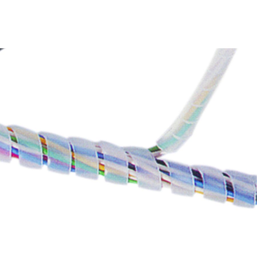 Rol a 50m. Spiraalslang bundelbereik 1,5 tot 7,0mm transp.