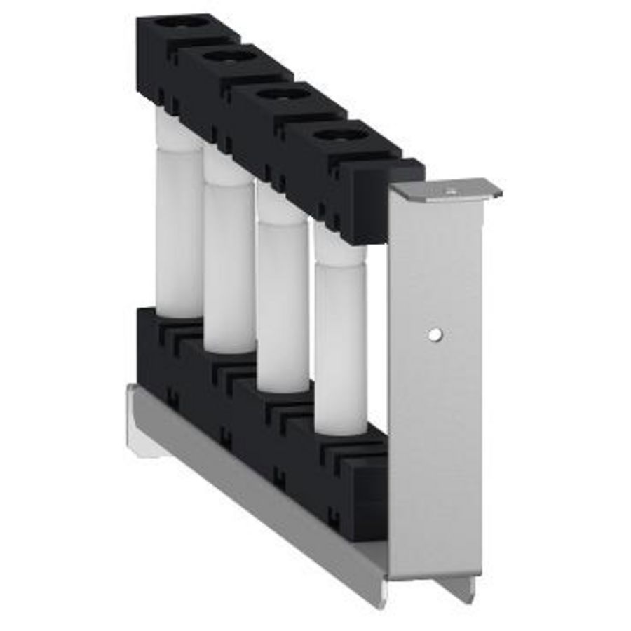 Horizontal busbar support for compartimentalised D400 mm