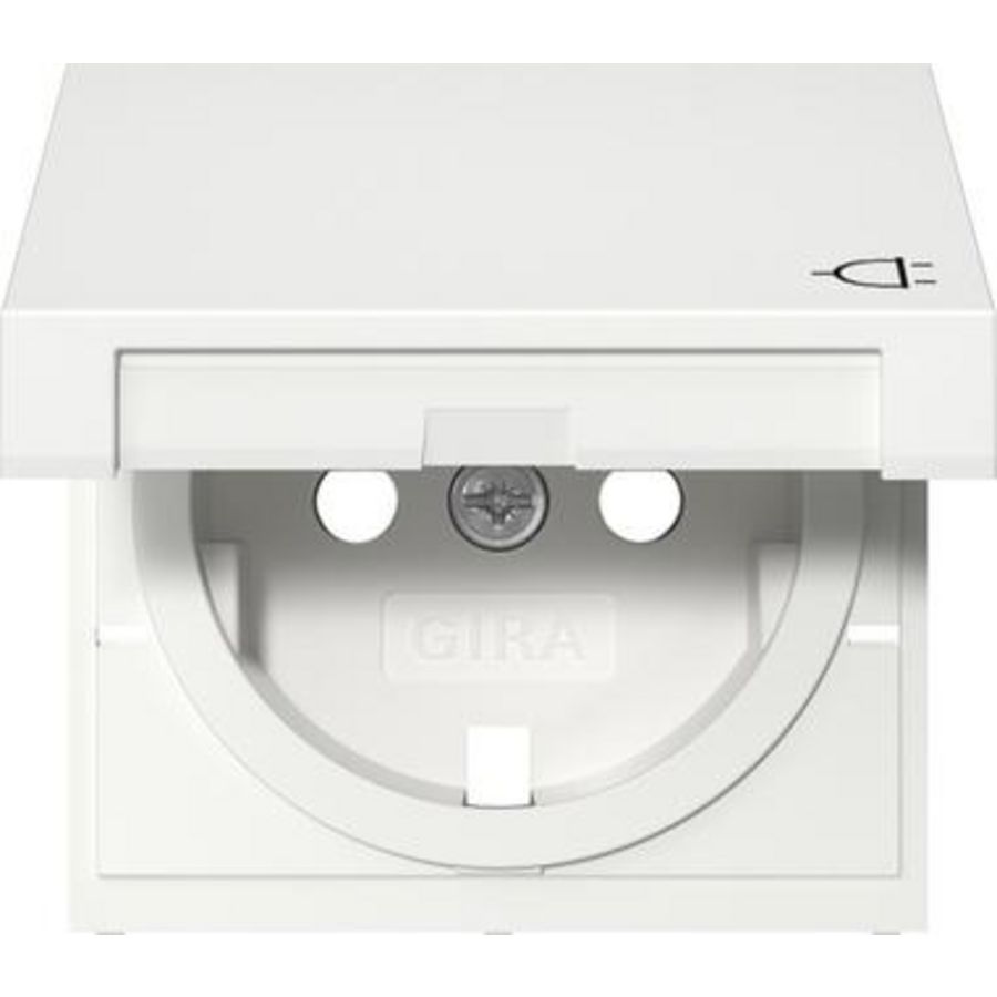 Res-onderdeel: afdekking wandcontactdoos met randaarde KD + Safety Plus System 55