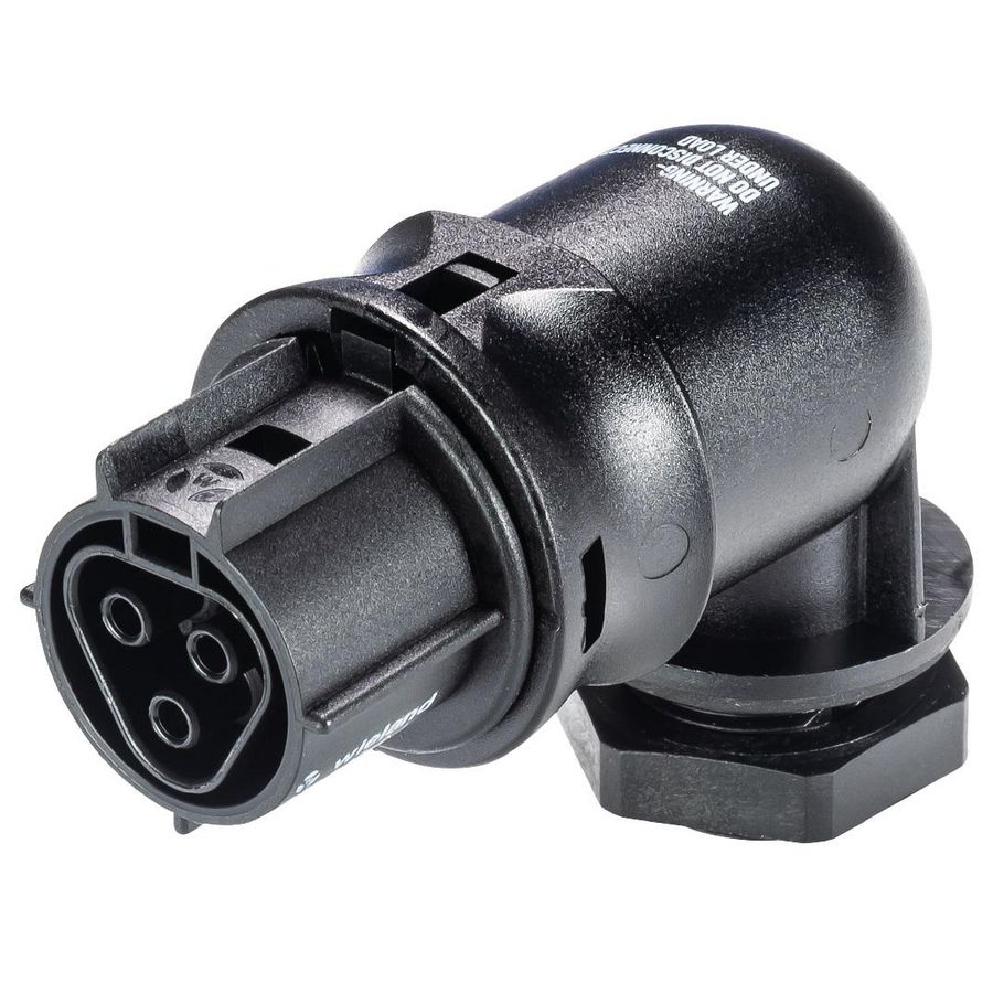 Connector RST20I3 female haaks 3-polig krimp zwart VVE=100