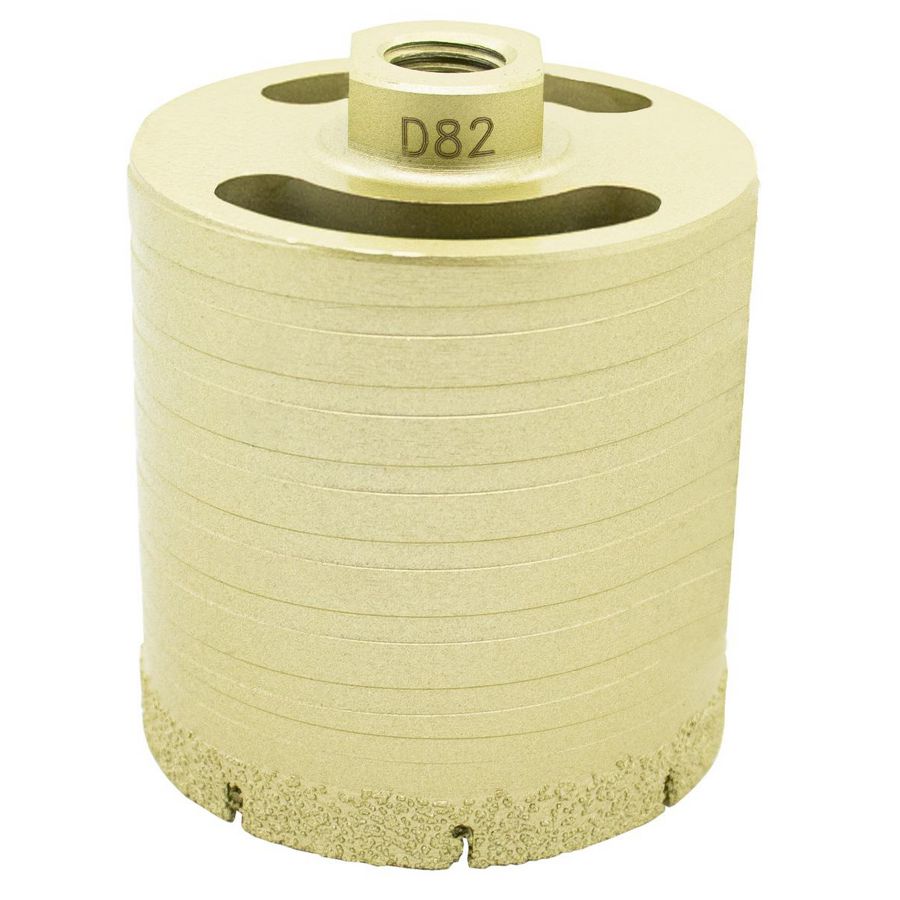 Diamantboor voor droog gebruik stofafzuiging M16 - 82x70mm