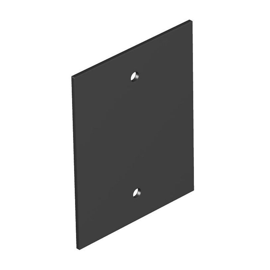 Afdekplaat zonder gatenpatroon voor T12L 71x88mm