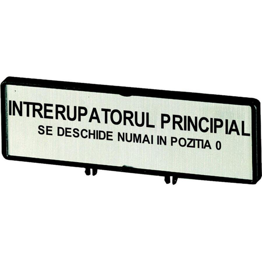 Klemmen met schild hoofdschakelaar ZFS73-T0 (taal Roemeens)