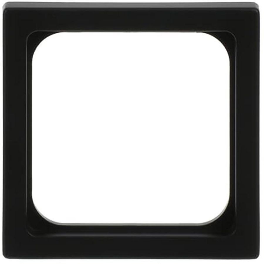 Centraalplaat verloop 50 x 50mm f-matzwart (1746/10-885)