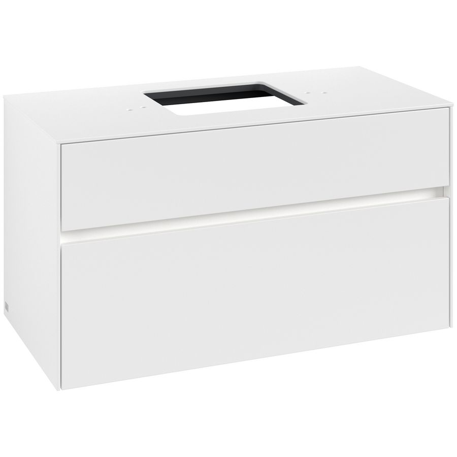 Wastafelonderkast Collaro 1000x548x500mm Wh.Matt C125B0MS