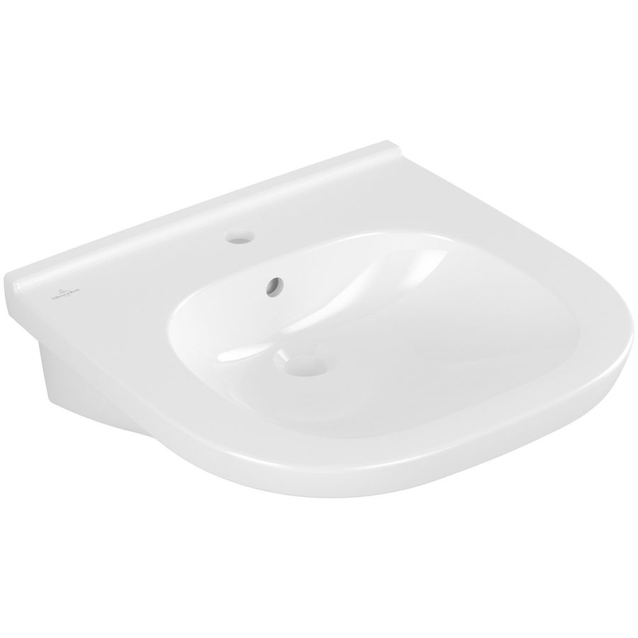 Rolstoelwastafel ViCare (O.novo Vita) 560x550mm wit Alpin C+ AntiBac met kraangat met overloop