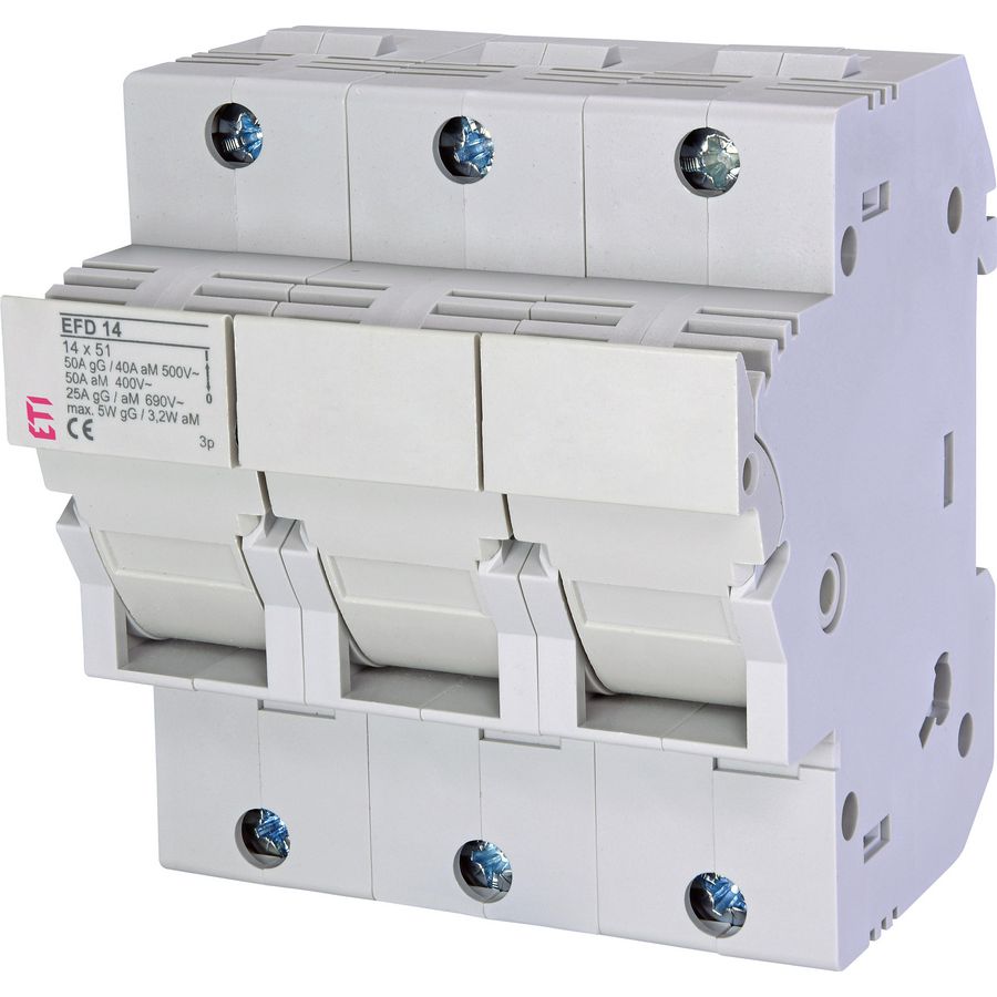Smeltpatroonschakelaar 50A EFD14 3P