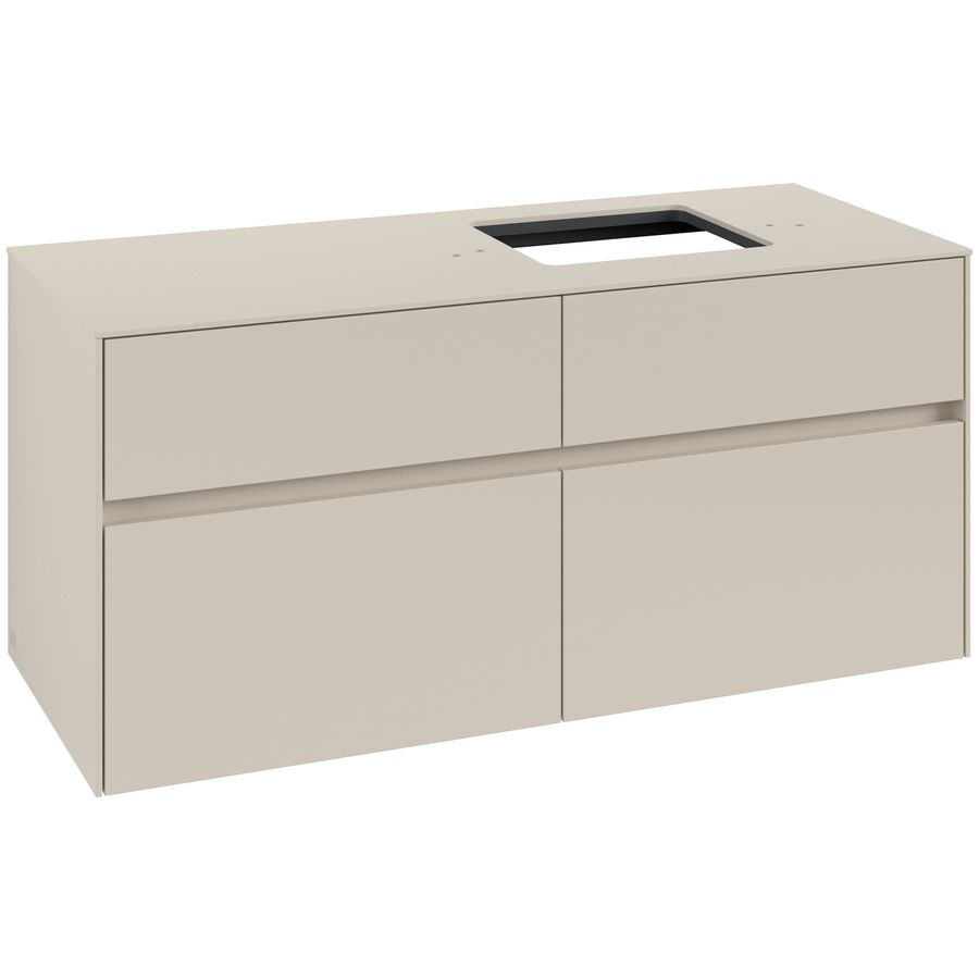 Wastafelonderkast Collaro 1200x548x500mm Cashmere Grey C130B0VN