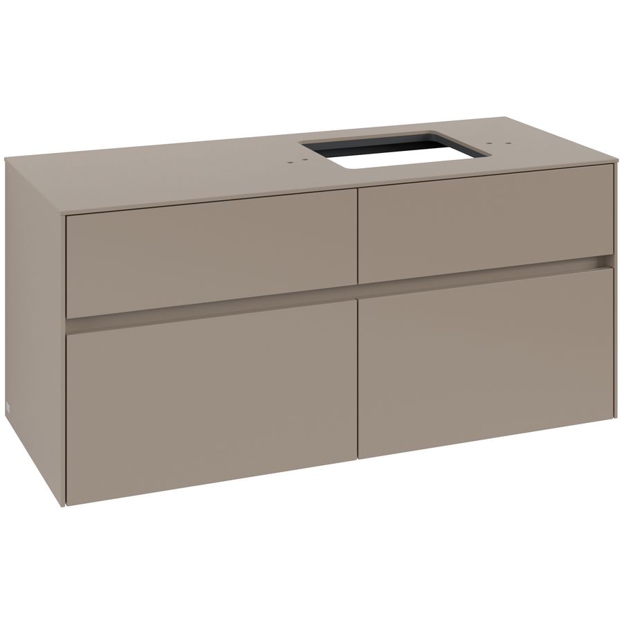 Wastafelonderkast Collaro 1200x548x500mm Taupe C130B0VM