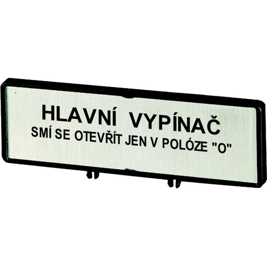 Klemmen met schild hoofdschakelaar ZFS78-T0 (taal Tsjechisch)