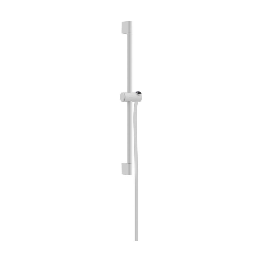 Unica Douchestang Pulsify S 65cm met push-schuifstuk en Isiflex doucheslang 160cm mat wit