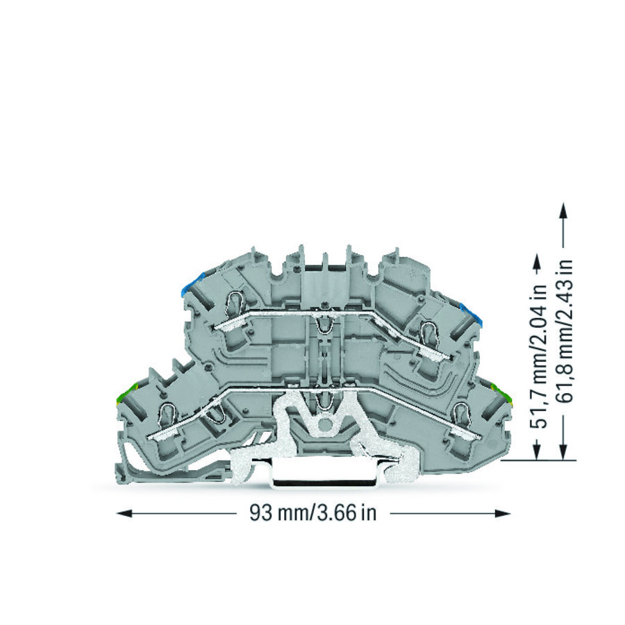2etageklem Aard-/rijg 2002-2647 VVE=50