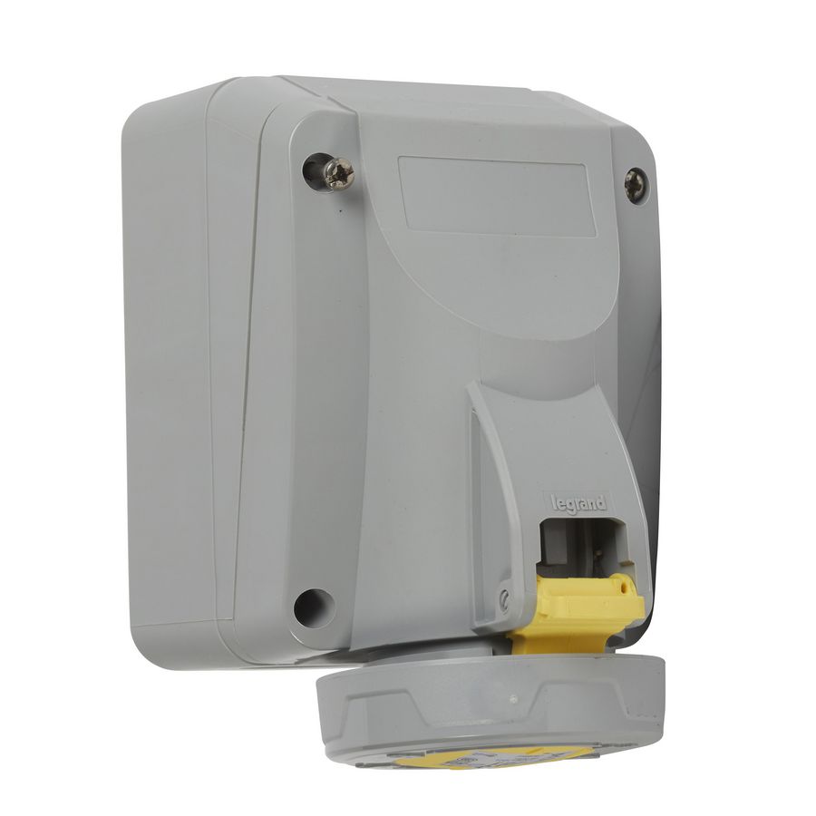 Opbouw wandcontactdoos 110V 16A 3-polig IP67 P17