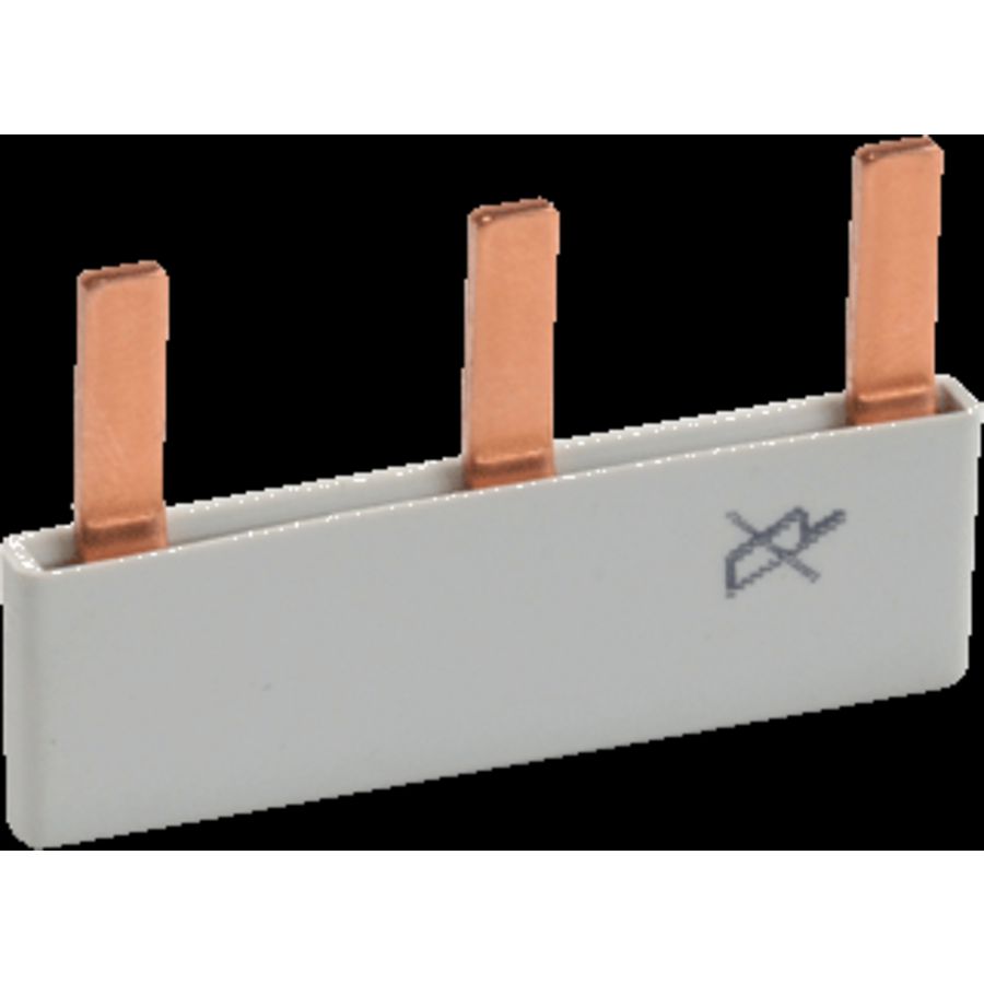 Kamrail vlak 18mm 3pin Geisoleerd