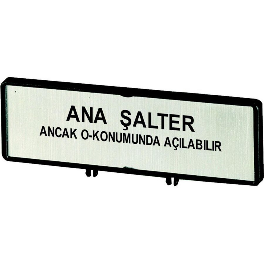 Klemmen met schild hoofdschakelaar ZFS79-T0 (taal Turks)