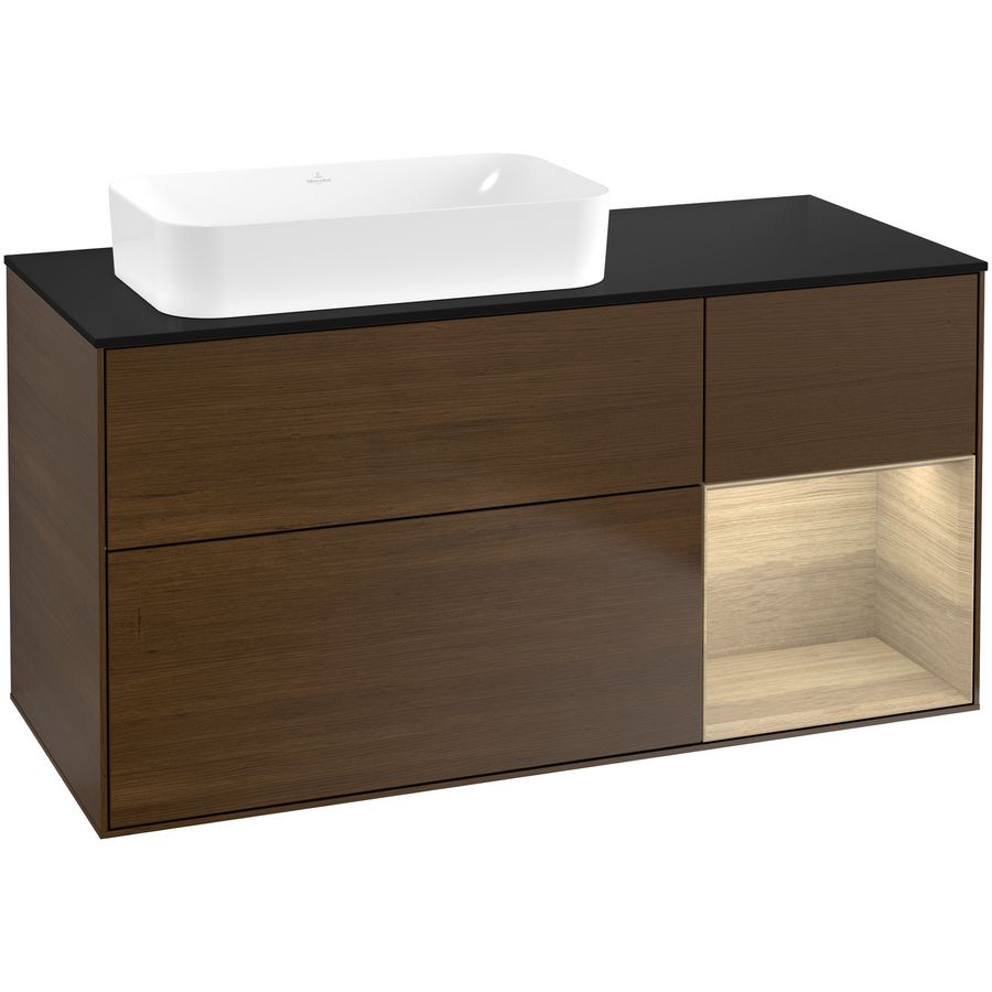 Wastafelonderkast Finion 1200x603x501mm W.Veneer G692PCGN