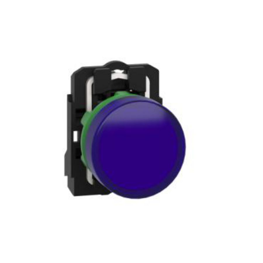 Signaallamp Rond LED Ø22mm 24V IP65 Blauw