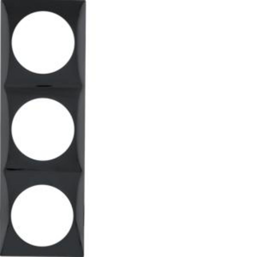 Afdekraam 3-v berker Integro zwart