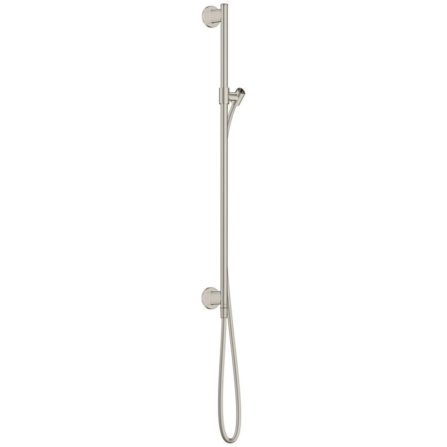 AXOR Archivio Glijstang 90cm met wandaansluiting en doucheslang 1.60m RVS-look