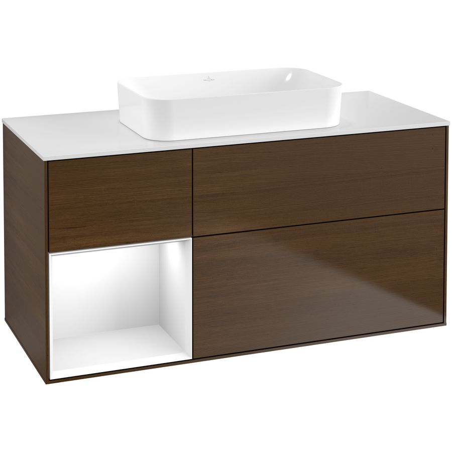 Wastafelonderkast Finion 1200x603x501mm W.Veneer G701GFGN