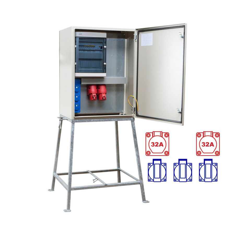 kWh-meterkast 40A 1x32/5 1x32/4 3xSchuKo