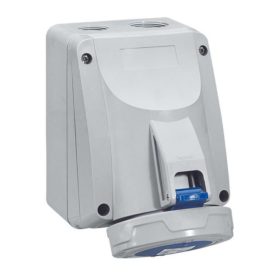 Opbouw wandcontactdoos 230V 16A 3-polig IP67 P17