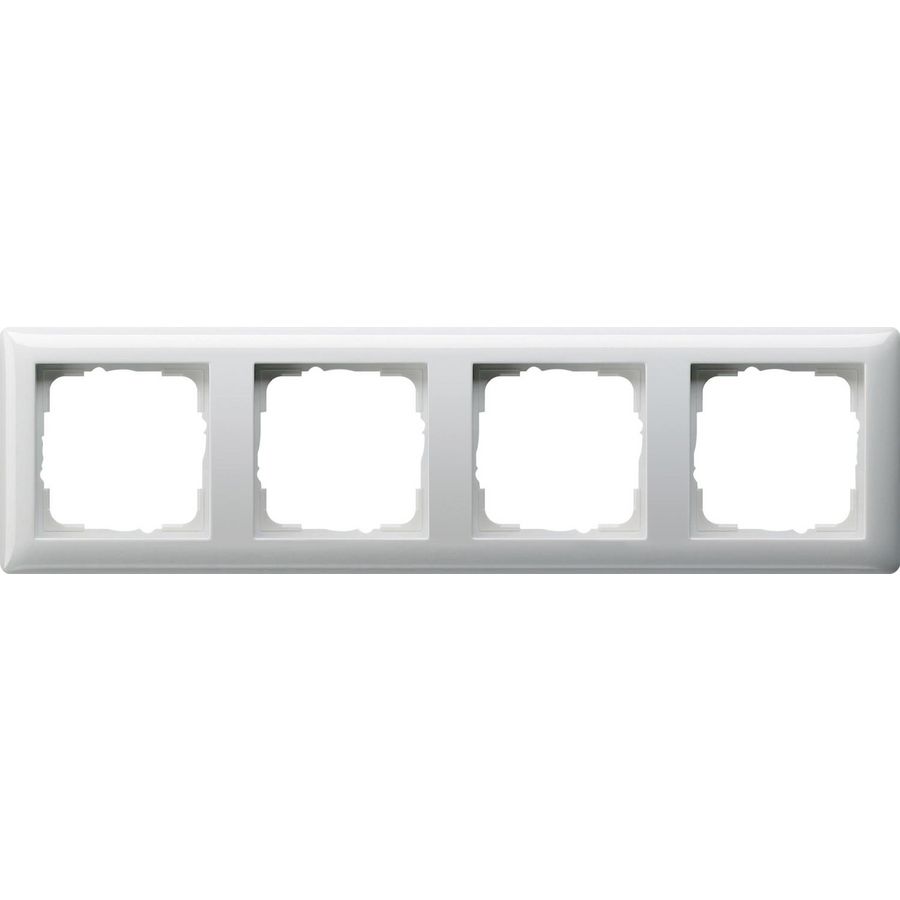 Afdekraam 4-voudig Gira Standard 55 zuiver wit