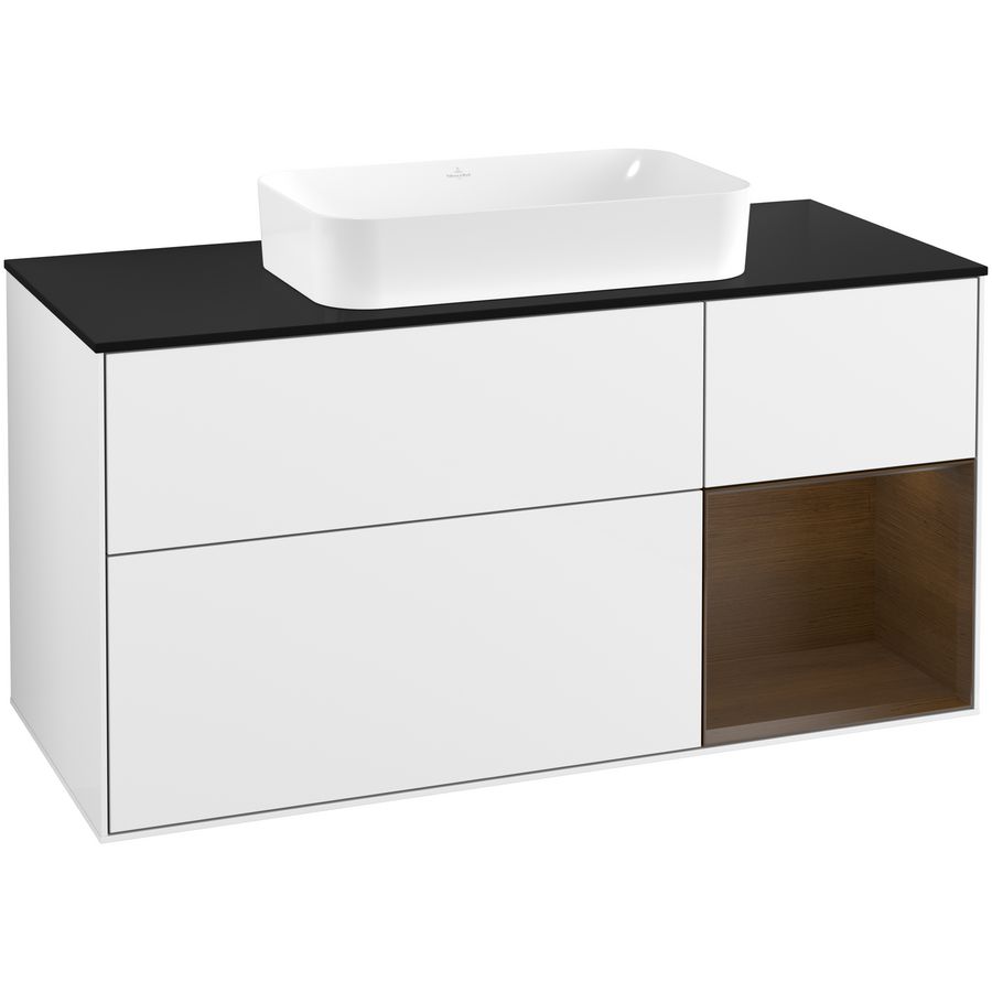 Wastafelonderkast Finion 1200x603x501mm G.White.L G712GNGF