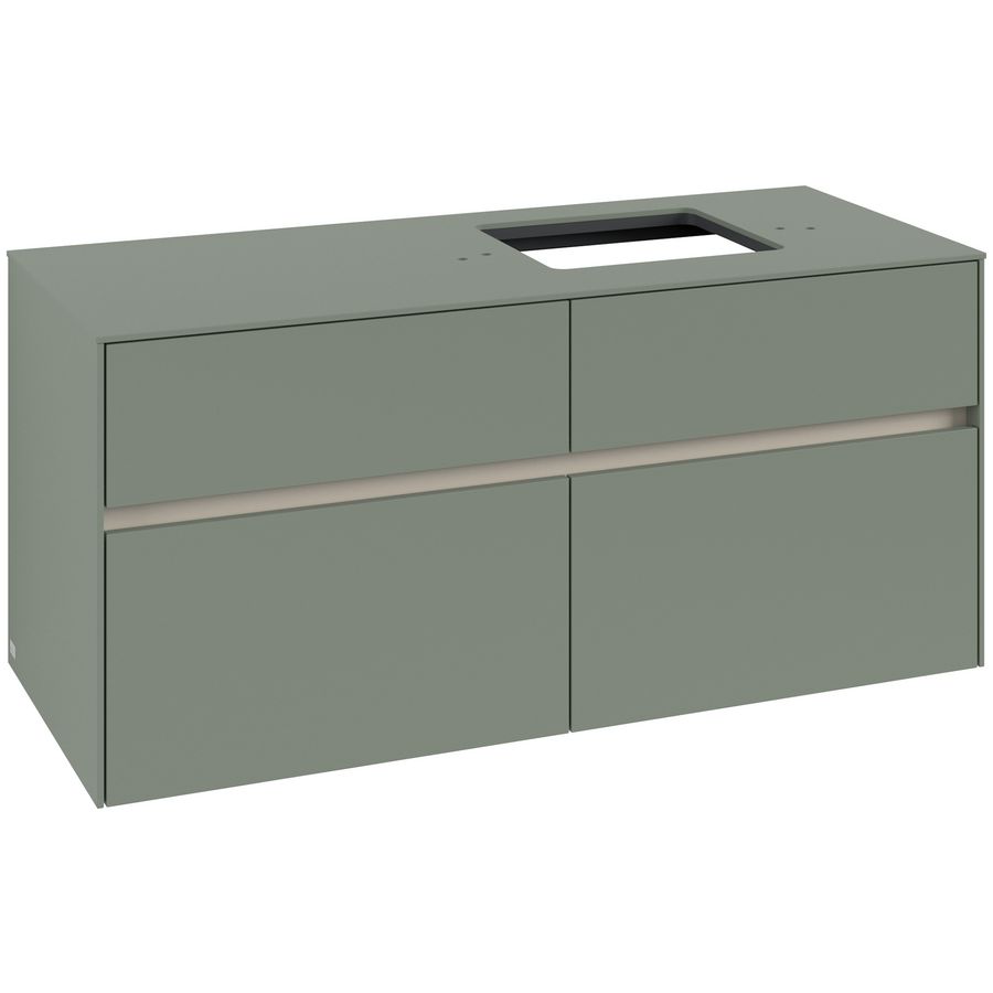Wastafelonderkast Collaro 1200x548x500mm Soft Green C130B0AF