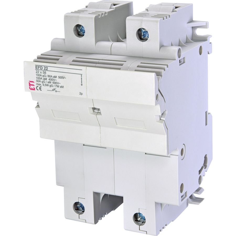 Smeltpatroonschakelaar 100A EFD22 2P