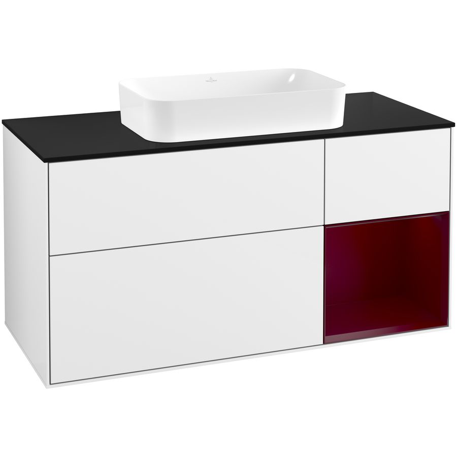 Wastafelonderkast Finion 1200x603x501mm G.White.L G712HBGF
