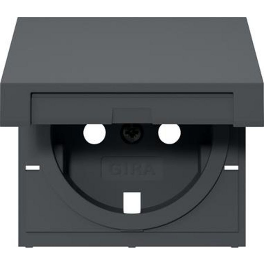 Res-onderdeel: afdekking wandcontactdoos met randaarde KD System 55