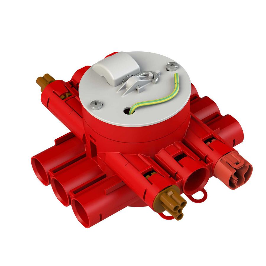 Stekerbare centraaldoos CW75-W0-brandwerend