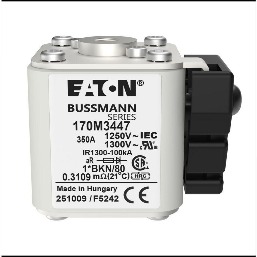 Zekering h. snelheid 350A AC 1250V 100kA compact 1 45 VVE=3