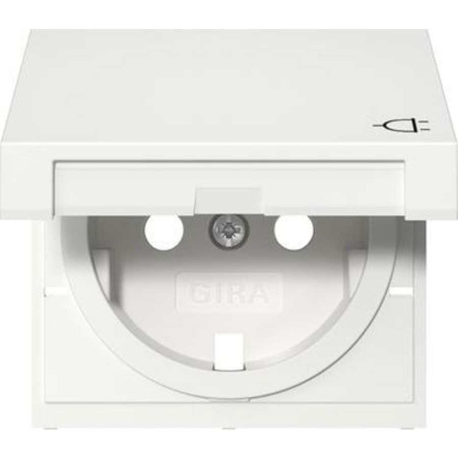 Res-onderdeel: afdekking wandcontactdoos met randaarde KD System 55