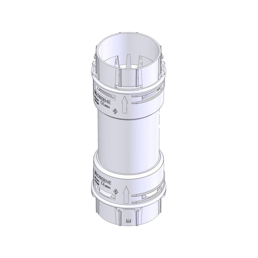 Koppelstuk flex/flex Ø60 d-p