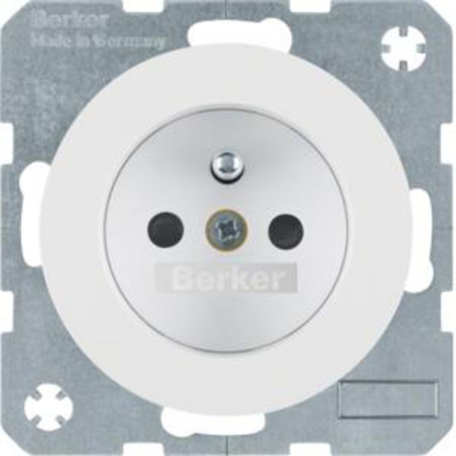 Wandcontactdoos penaarde schroef berker R.1/R.3/R.8