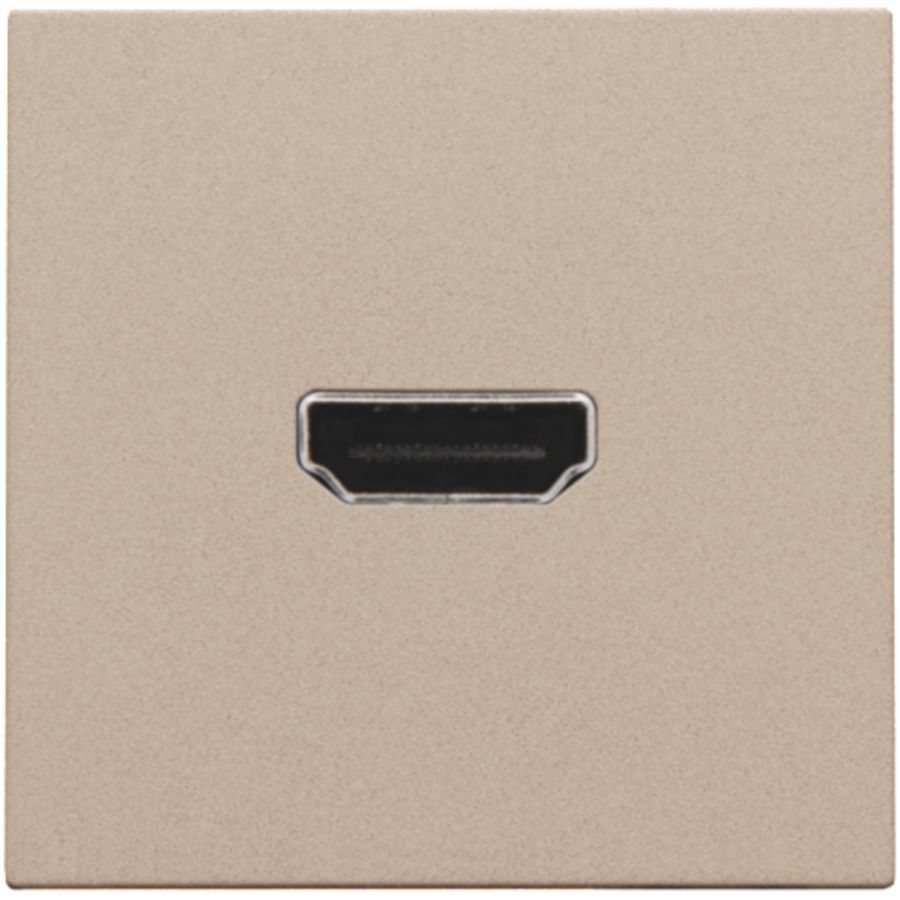 Afwerkingsset met HDMI-naar-HDMI-aansl. champagne coated