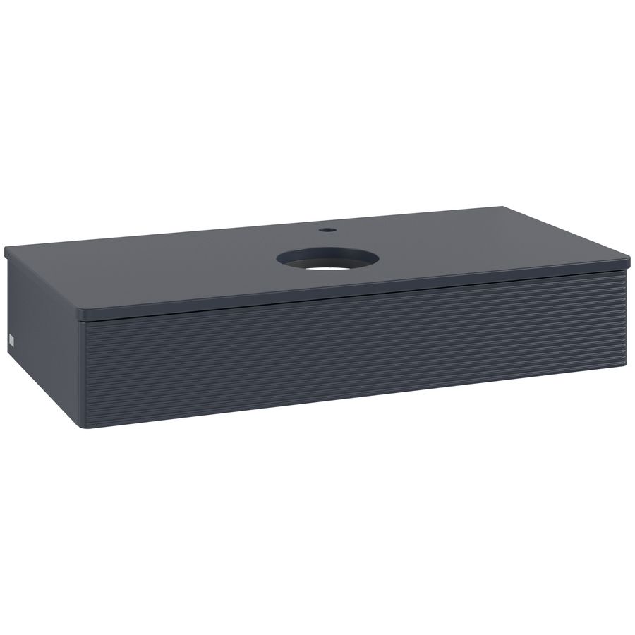 Wastafelonderkast Antao 1000x190x500mm Mid.Blue Matt Lacquer K09150HG