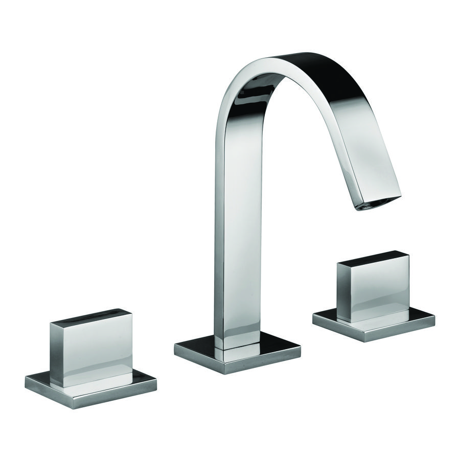 Inbouw LEVEL Wastafelmengkraan 3-gats Lep chroom