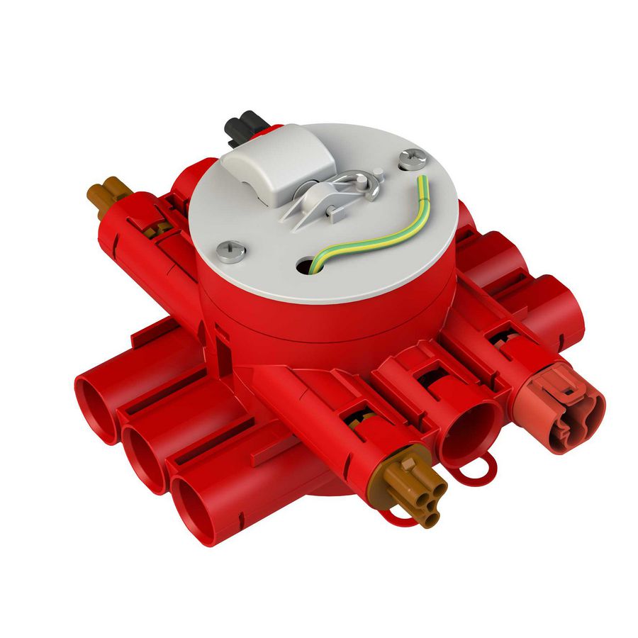 Stekerbare centraaldoos CW75-W1-brandwerend