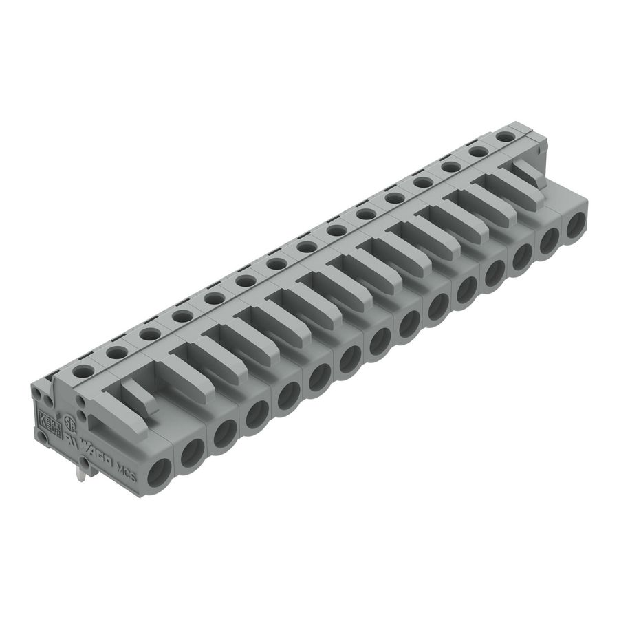 THT FE steker HA raster 5mm grijs 232-245 VVE=25