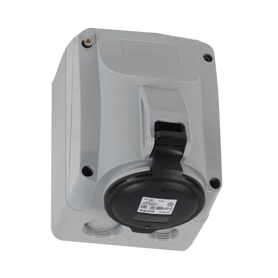 Opbouw wandcontactdoos 500V 32A 4-polig IP44 P17