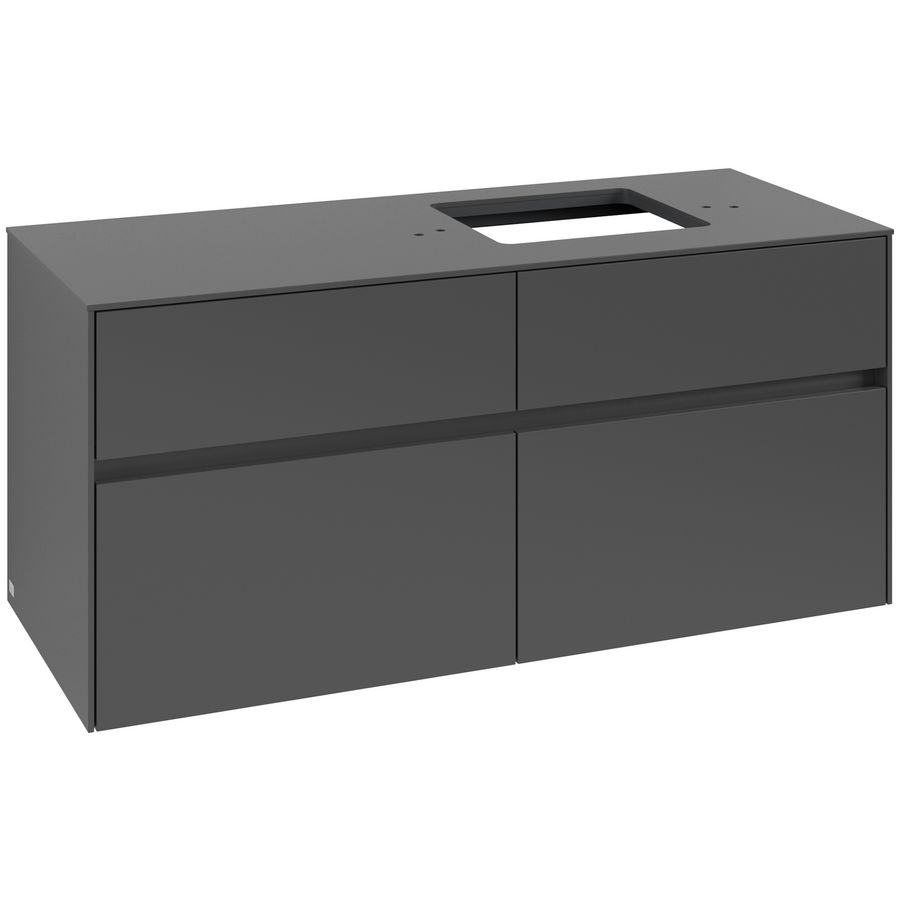 Wastafelonderkast Collaro 1200x548x500mm Graphite C13000VR