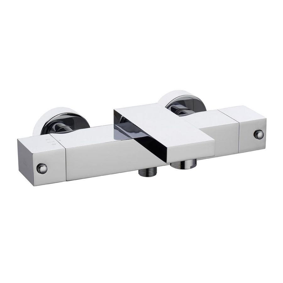 Badthermostaat LEVEL hoh 150mm m. s-koppeling chroom incl. s-koppelingen