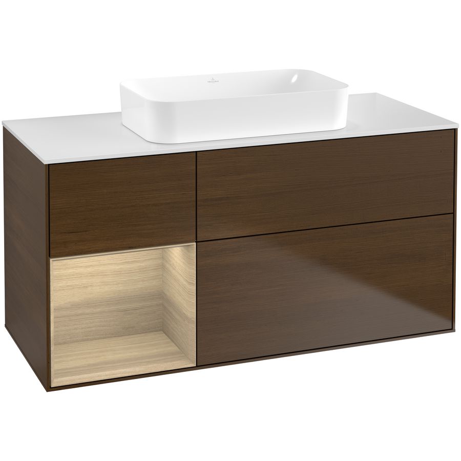 Wastafelonderkast Finion 1200x603x501mm W.Veneer G701PCGN
