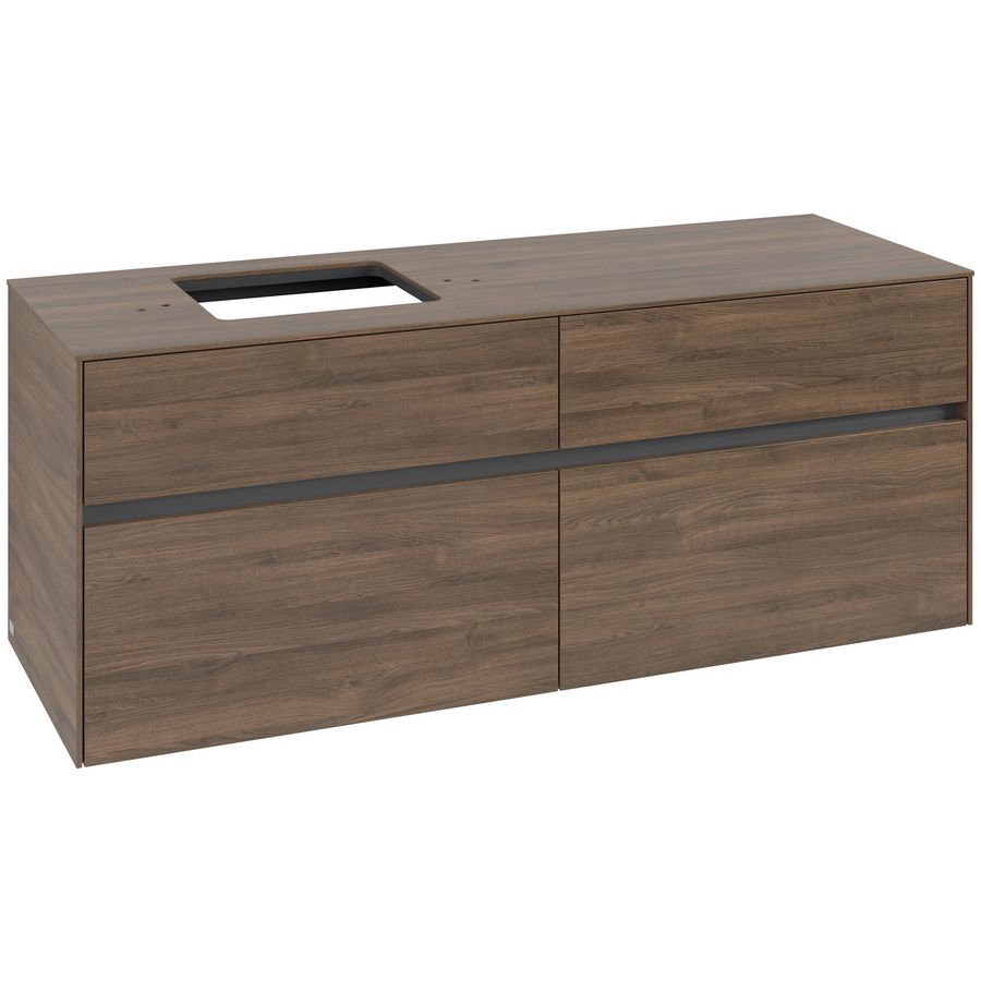 Wastafelonderkast Collaro 1400x548x500mm Ariz.Oak C13200VH