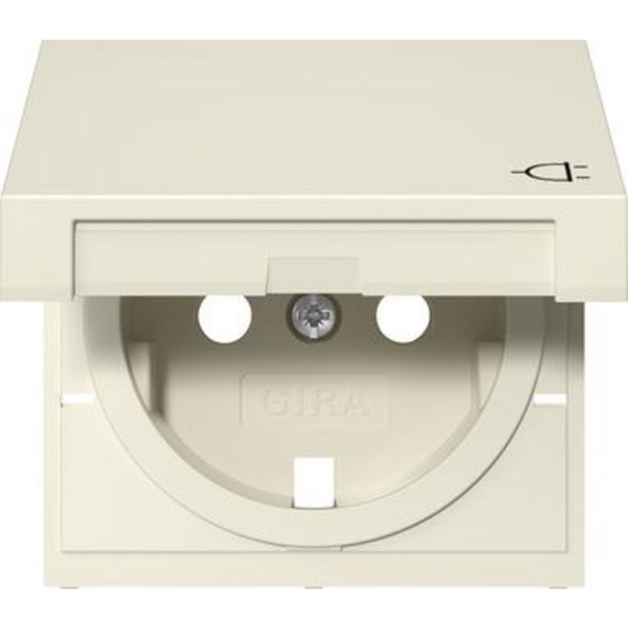 Res-onderdeel: afdekking wandcontactdoos met randaarde KD System 55