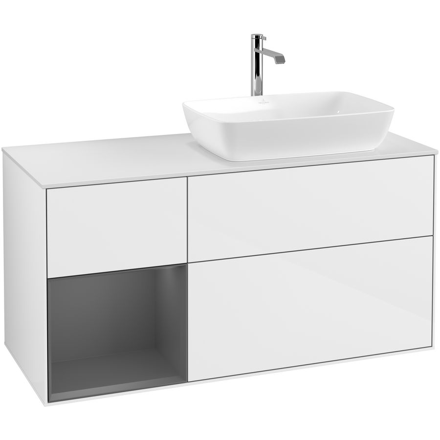 Wastafelonderkast Finion 1200x603x501mm G.White.L G801GKGF