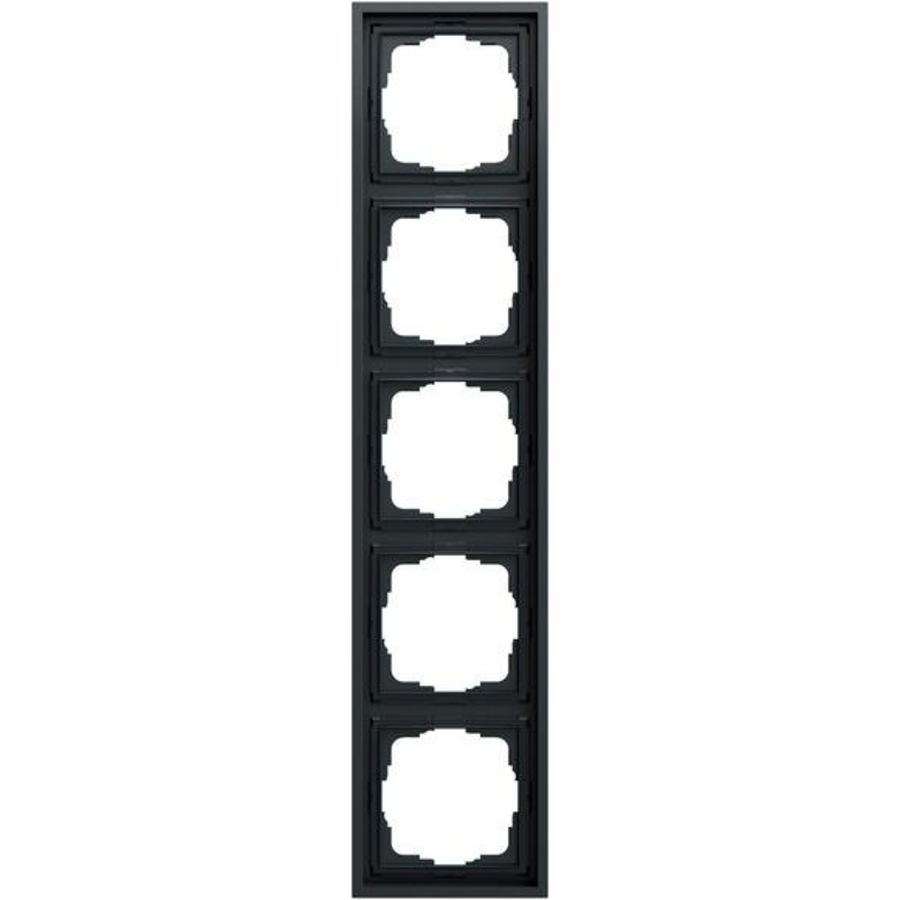 Afdekraam 5-voudig Gira F300 antracit(gel.)